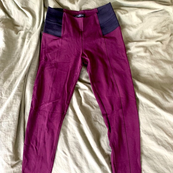 Burgundy leggings - Picture 1 of 2